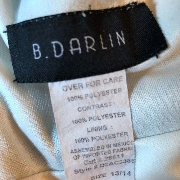 B. Darlin Black Lace Dress XL - Picture 10 of 12